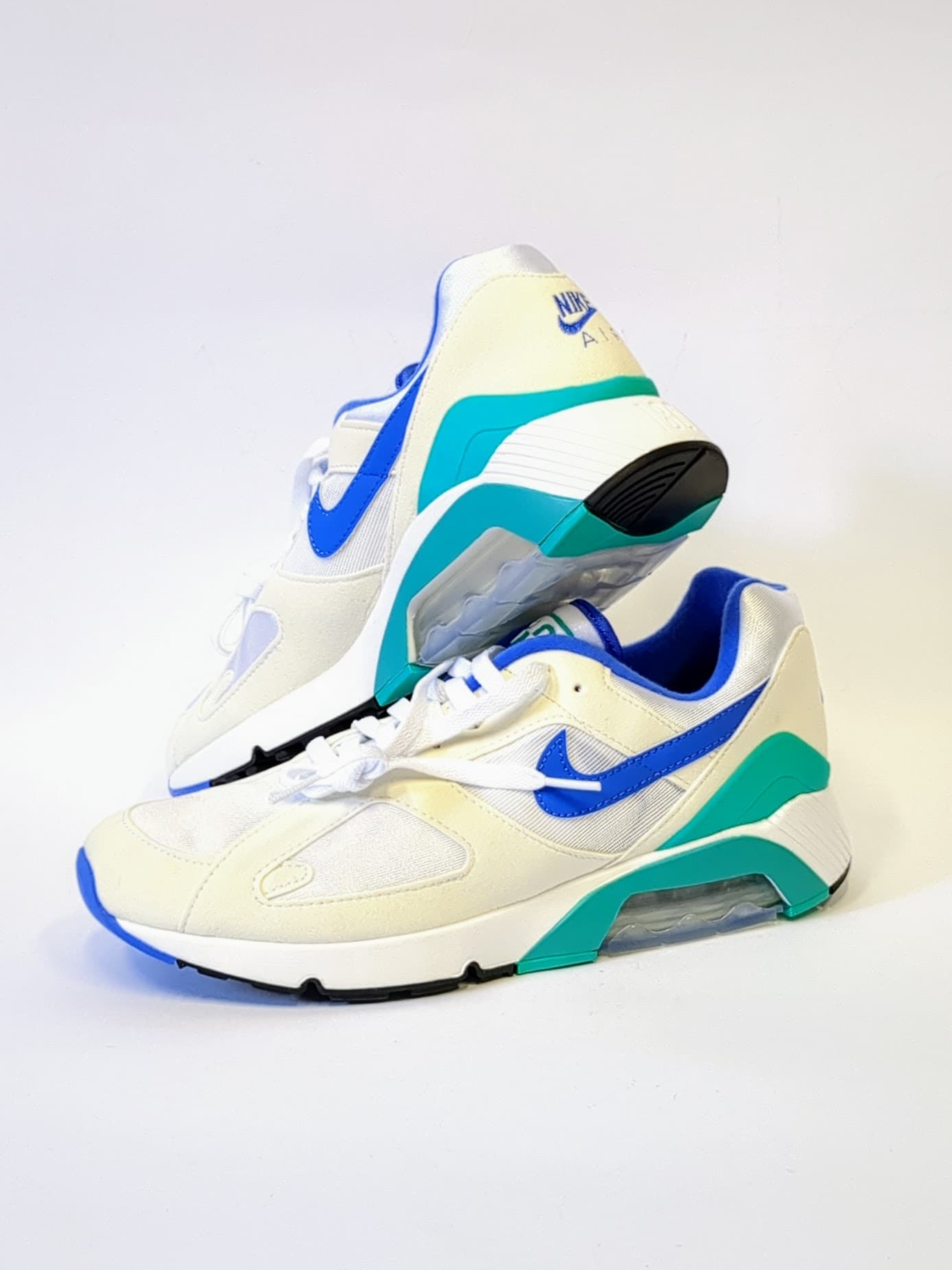 White Medium Blue Clear Jade